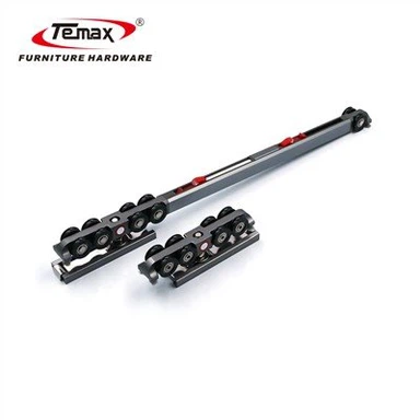 ลูกกลิ้งประตูบานเลื่อนเฟอร์นิเจอร์พร้อม Soft Close