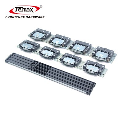 TEMAX ลูกล้อประตูบานเลื่อนแบบ Soft Close แบบมองเห็นได้สำหรับตู้ MFL05